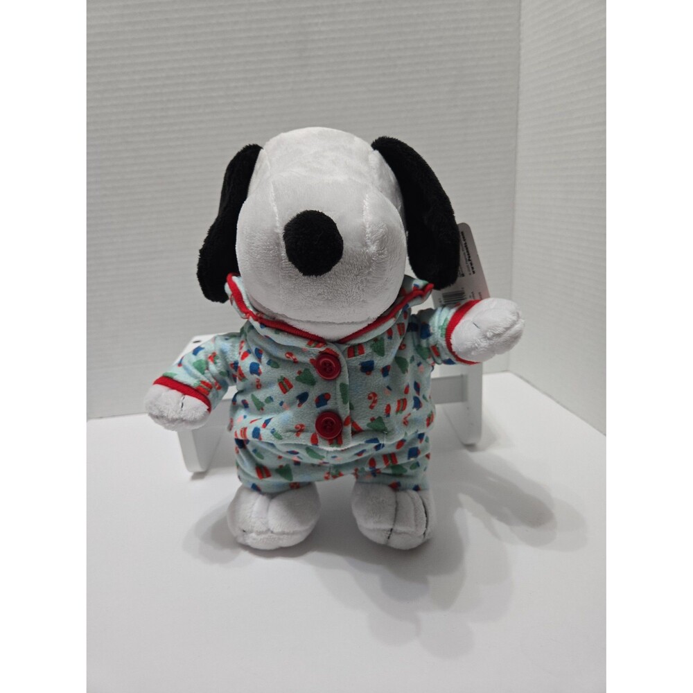 Ruz Peanuts Snoopy Pajama Set Collectible Plush Stuffed Animal NWT - Picture 2 of 7
